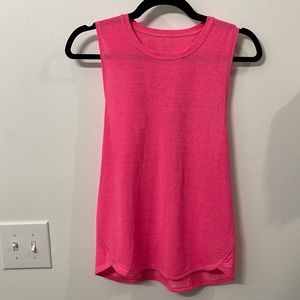 Lululemon pink tank top